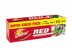 DABUR RED 2*150G SUPER SAVER PACK